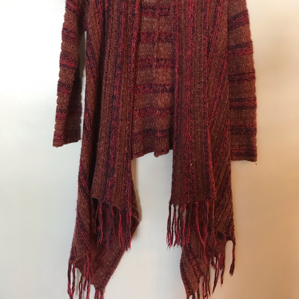 Forever 21 open front sweater with fringe